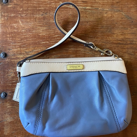 Coach Clutch- Blue - Picture 2 of 4